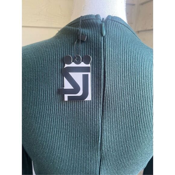 NWT Shane Justin Green Chain Lace Up mini  Dress 2XL Party - Picture 10 of 16